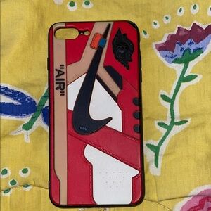 Nike Red and Black iPhone Case with Iconic Design
